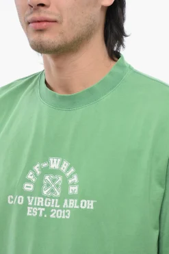 T-shirt Stampata COLLEGE Skate-Fit></noscript>Off-White Hot