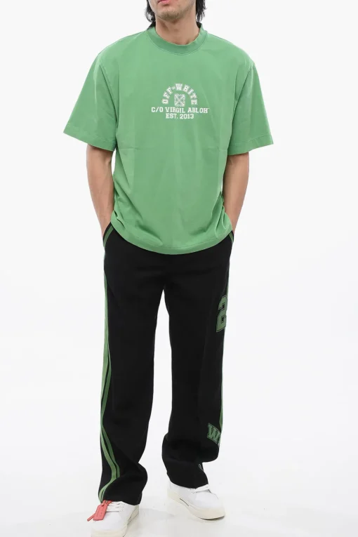 T-shirt Stampata COLLEGE Skate-Fit>Off-White Hot