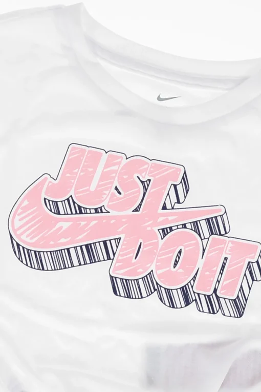 T-shirt Stampata con Fiocco>Nike KIDS Discount