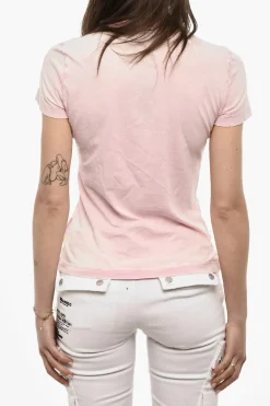 T-shirt Stampata SEXY PREPPY Acid Wash>Dsquared2 Clearance