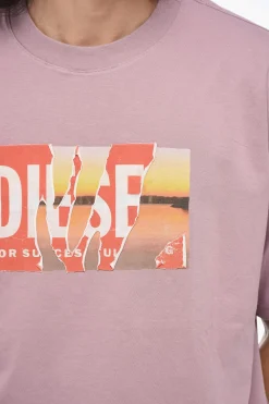 T-shirt T-WASH-POFF-L1 Con Logo Effetto DIstressed></noscript>Diesel Discount