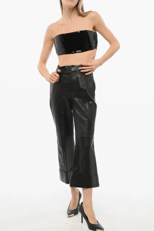 Best Tube Top in Eco-Vernice Donna T-Shirts E Tops