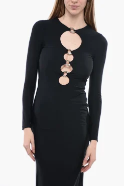 Tubino Cut-out CORINNE con Anelli in Metallo></noscript>Burberry Hot
