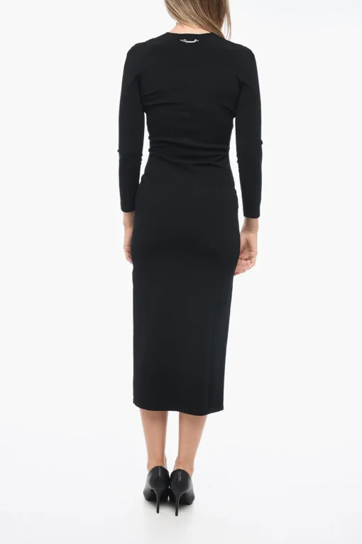Tubino in Tessuto Stretch con Dettagli Cut-out>Dsquared2 Clearance