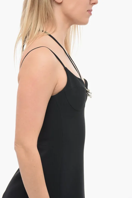 Tubino METAL FLOWER con Dettaglio Lace-up>David Koma Sale