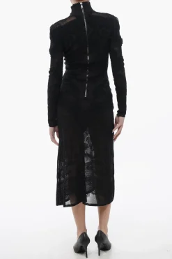 Tubino See Through a Collo Alto>Balmain Fashion