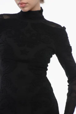Tubino See Through a Collo Alto></noscript>Balmain Fashion