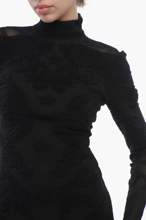 Tubino See Through a Collo Alto>Balmain Fashion