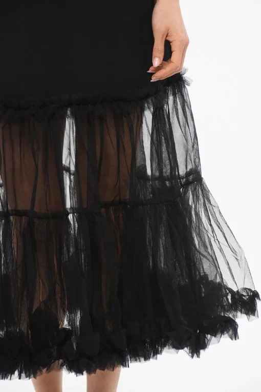 Online TULLE Gonna BURST INTO BLOSSOM con Volant Tulle Donna Gonne