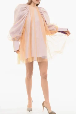 TULLE Vestito CASTLE IN THE SKY con Maniche a Sbuffo>Viktor & Rolf Discount