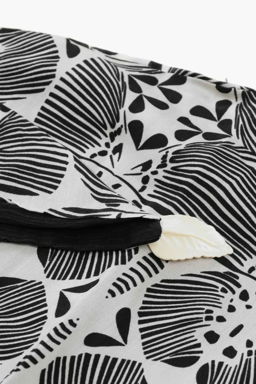Turbante Reversibile in Seta con Stampa Floeale>Mhudi Outlet
