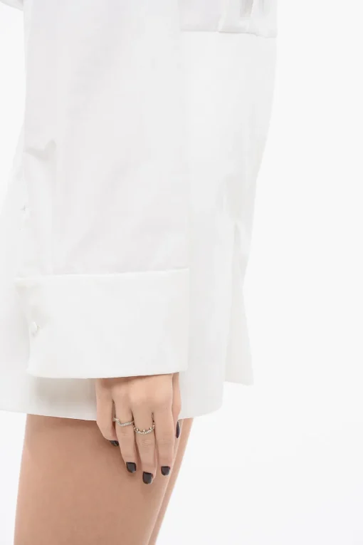 Discount Tuta Chemisier con Abbottonatura Nascosta Donna Camicie
