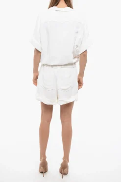 Tuta Doppiopetto Crepe-de-chine>Balmain New