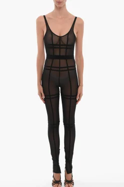 Tuta Senza maniche Sheer>David Koma Discount
