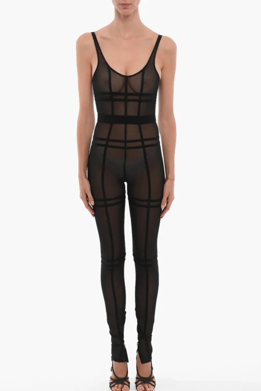 Tuta Senza maniche Sheer>David Koma Discount