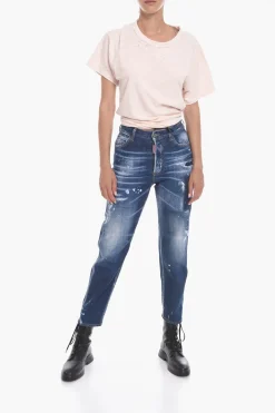 Fashion TWINPHONY Jeans BOSTON FIT con Effetto Schizzi 18cm Donna Jeans