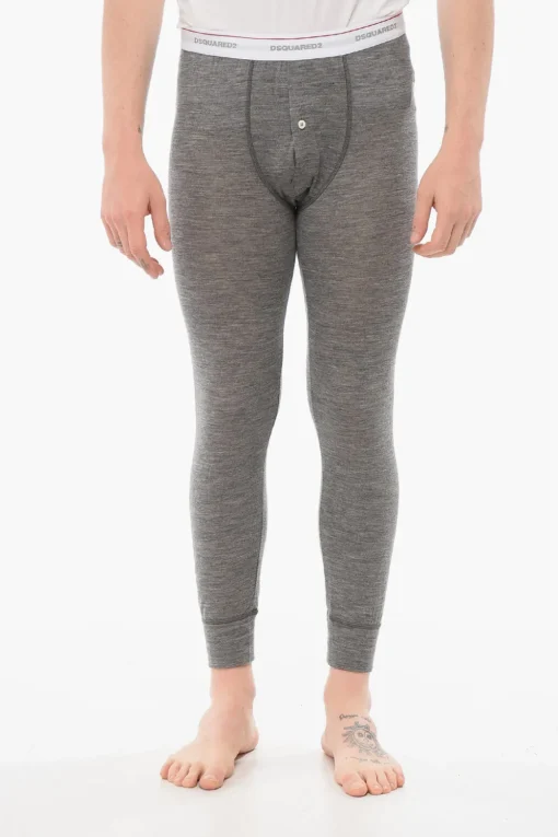 UNDERWEAR Pantaloni Pigiama Con Banda Logata>Dsquared2 Clearance