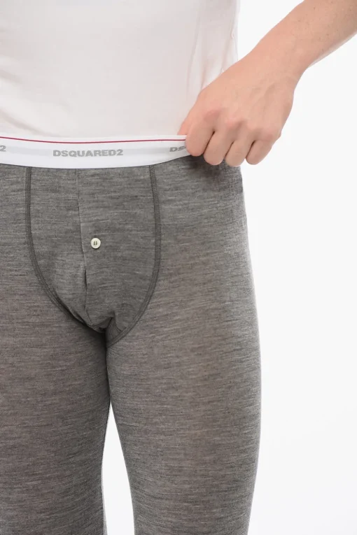 UNDERWEAR Pantaloni Pigiama Con Banda Logata>Dsquared2 Clearance