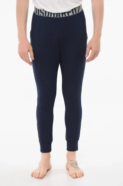 Fashion UNDERWEAR Pantaloni Pigiama Con Banda Logata Uomo Intimo