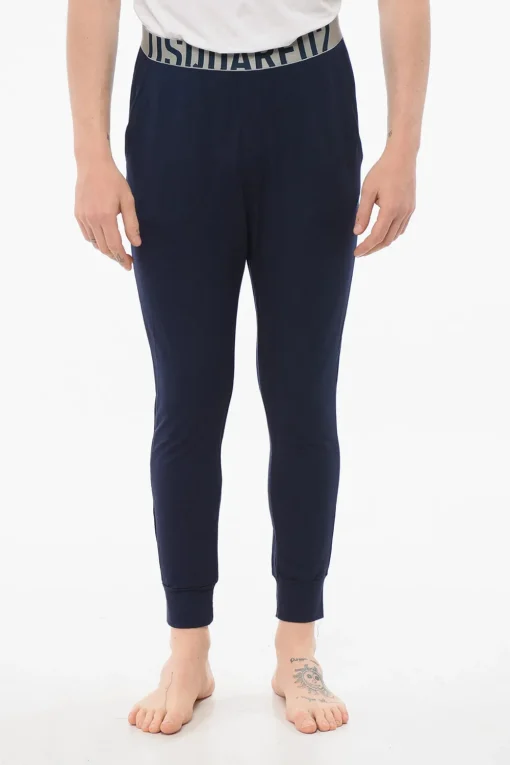 Fashion UNDERWEAR Pantaloni Pigiama Con Banda Logata Uomo Intimo