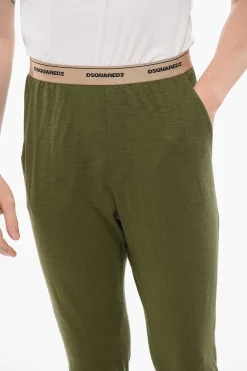 UNDERWEAR Pantaloni Pigiama Con Banda Logata></noscript>Dsquared2 Fashion