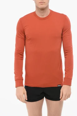 UNDERWEAR Top Pigiama Girocollo A Maniche Lunghe>Dsquared2 Best