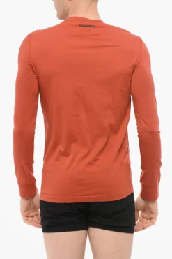 UNDERWEAR Top Pigiama Girocollo A Maniche Lunghe>Dsquared2 Best