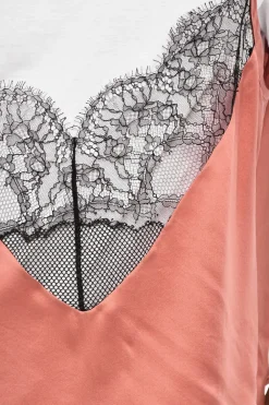 Underwear T-shirt Girocollo in Cotone con Dettaglio Top></noscript>Dsquared2 Discount