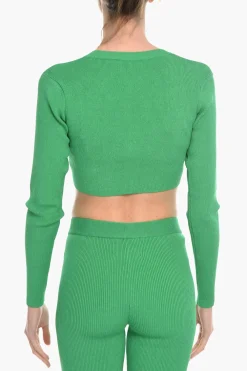 VANESSA HONG Cardigan Crop MISS in Tinta Unita con Chiusura Zip>Birgitte Herskind Clearance