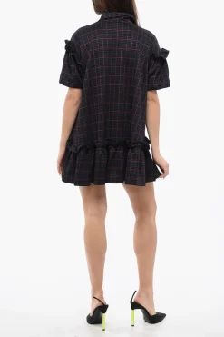 Vesitito Mini A Quadri Con Dettagli Volant>Viktor & Rolf Sale