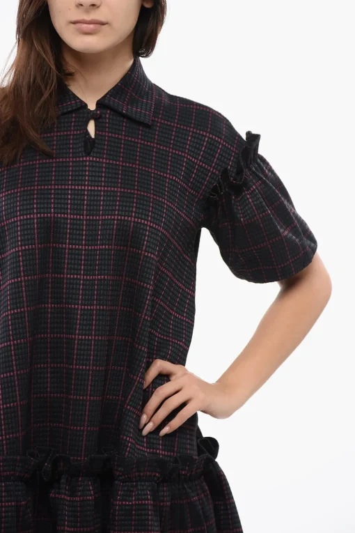 Vesitito Mini A Quadri Con Dettagli Volant>Viktor & Rolf Sale