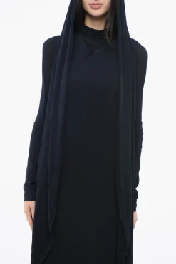 Vestito a Cappa in Viscosa></noscript>Alaia Sale