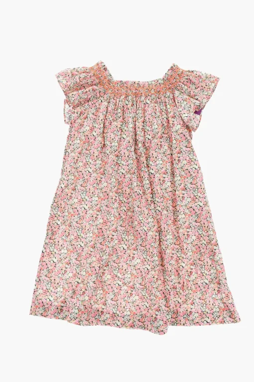 Vestito a Fantasia Floreale Svasato>Bonpoint Clearance