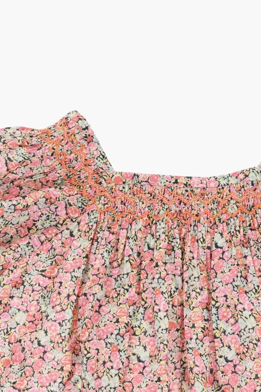 Vestito a Fantasia Floreale Svasato>Bonpoint Clearance