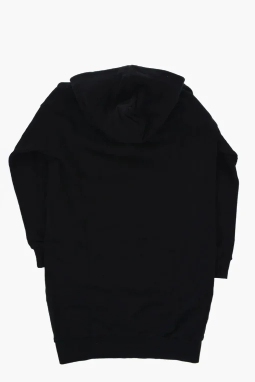 New Vestito a Felpa con Stampa Logo e Cappuccio Abbigliamento