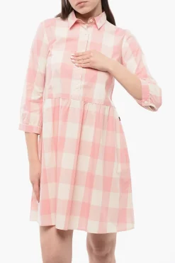 Vestito A Maniche Lunghe A Quadri></noscript>Woolrich Hot