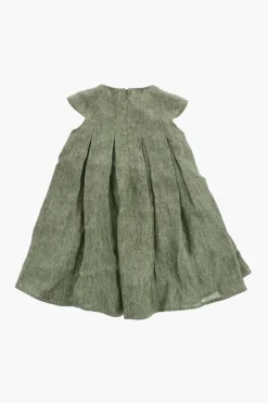 Vestito a Pighe in Lino>il gufo Clearance