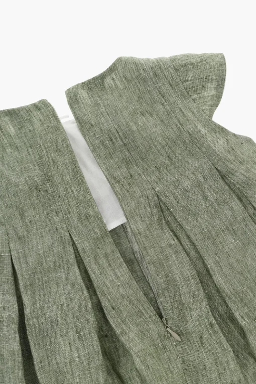 Vestito a Pighe in Lino>il gufo Clearance
