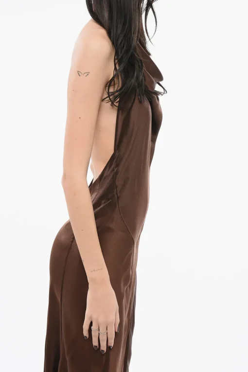 Vestito a Sciarpa in Raso>Loewe Discount