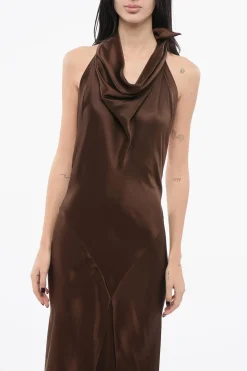 Vestito a Sciarpa in Raso></noscript>Loewe Discount