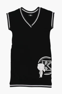 Best Vestito a Tinta unita con Logo a Contrasto Abbigliamento
