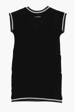 Best Vestito a Tinta unita con Logo a Contrasto Abbigliamento