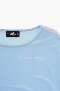 Vestito a Tinta unita con Bande Logate a Contrasto>Karl Lagerfeld Kids Best