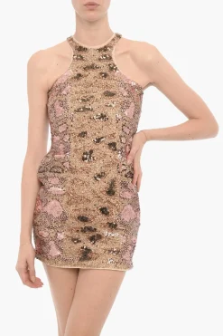 Discount Vestito a Trapezio in Paillettes Donna Vestiti