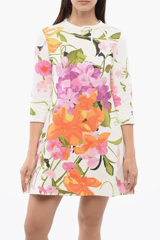 Best Vestito A-Line Con Fantasia Florale Donna Vestiti
