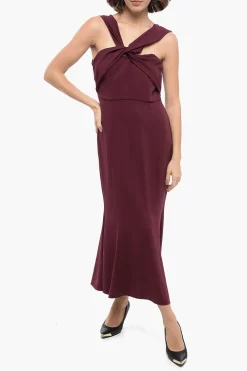 Vestito Asimmetrico CADY con Dettaglio Criss Cross>Roland Mouret Sale
