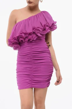 Vestito Asimmetrico con Ruches></noscript>Rotate Sale