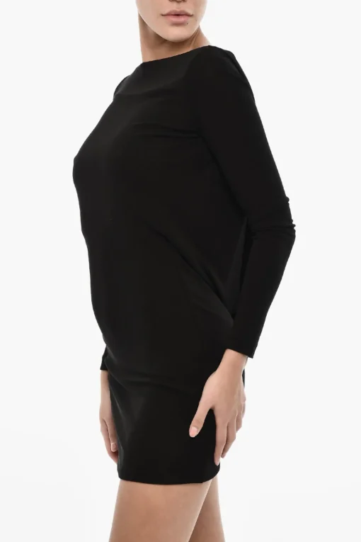 Vestito Attillato a Tinta Unita Aperto sul Retro>Dsquared2 Online