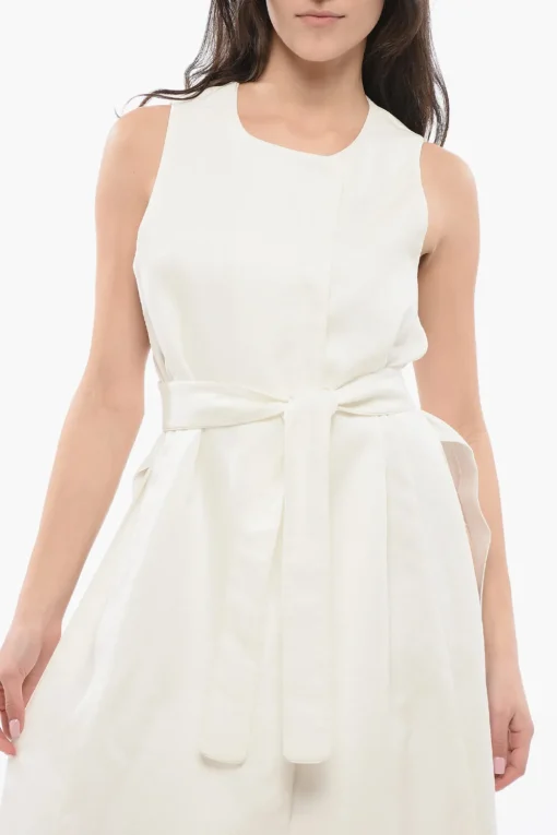 Clearance Vestito AUREO in Lino Donna Vestiti