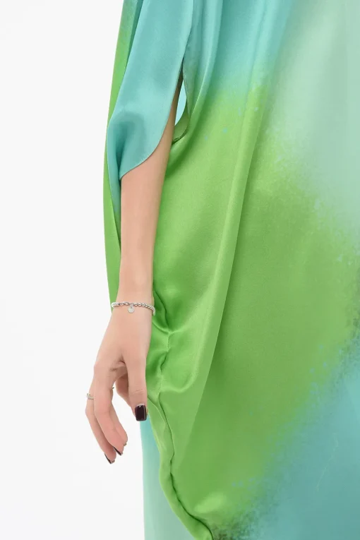 Sale Vestito CELIA Off-the-shoulder in Seta Donna Vestiti